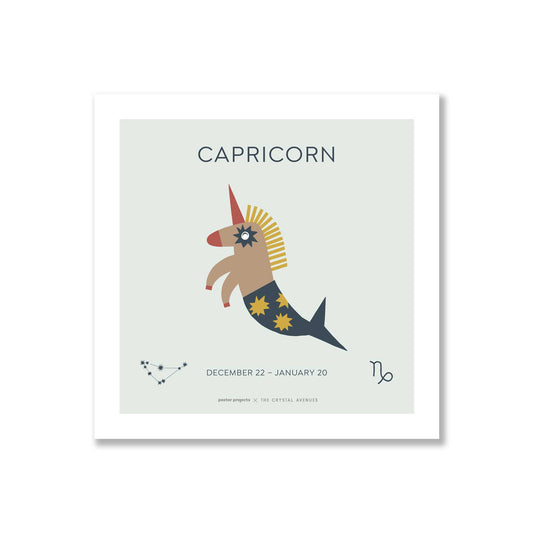 Zodiac Poster - Capricorn