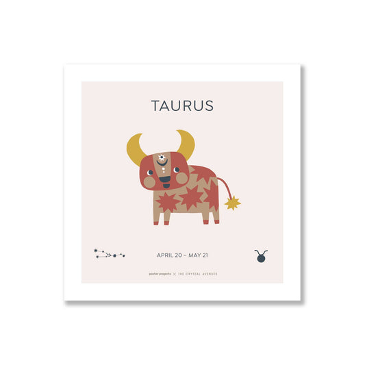 Zodiac Poster - Taurus