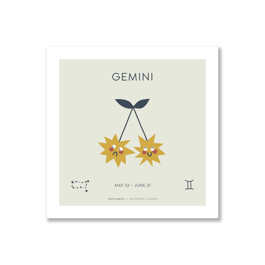 Zodiac Poster - Gemini