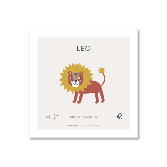 Zodiac Poster - Leo
