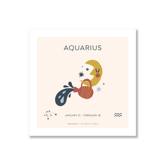Zodiac Poster - Aquarius